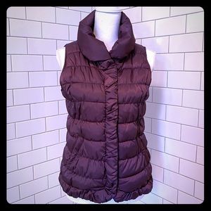 Coldwater Creek Purple Puffer Vest, XS